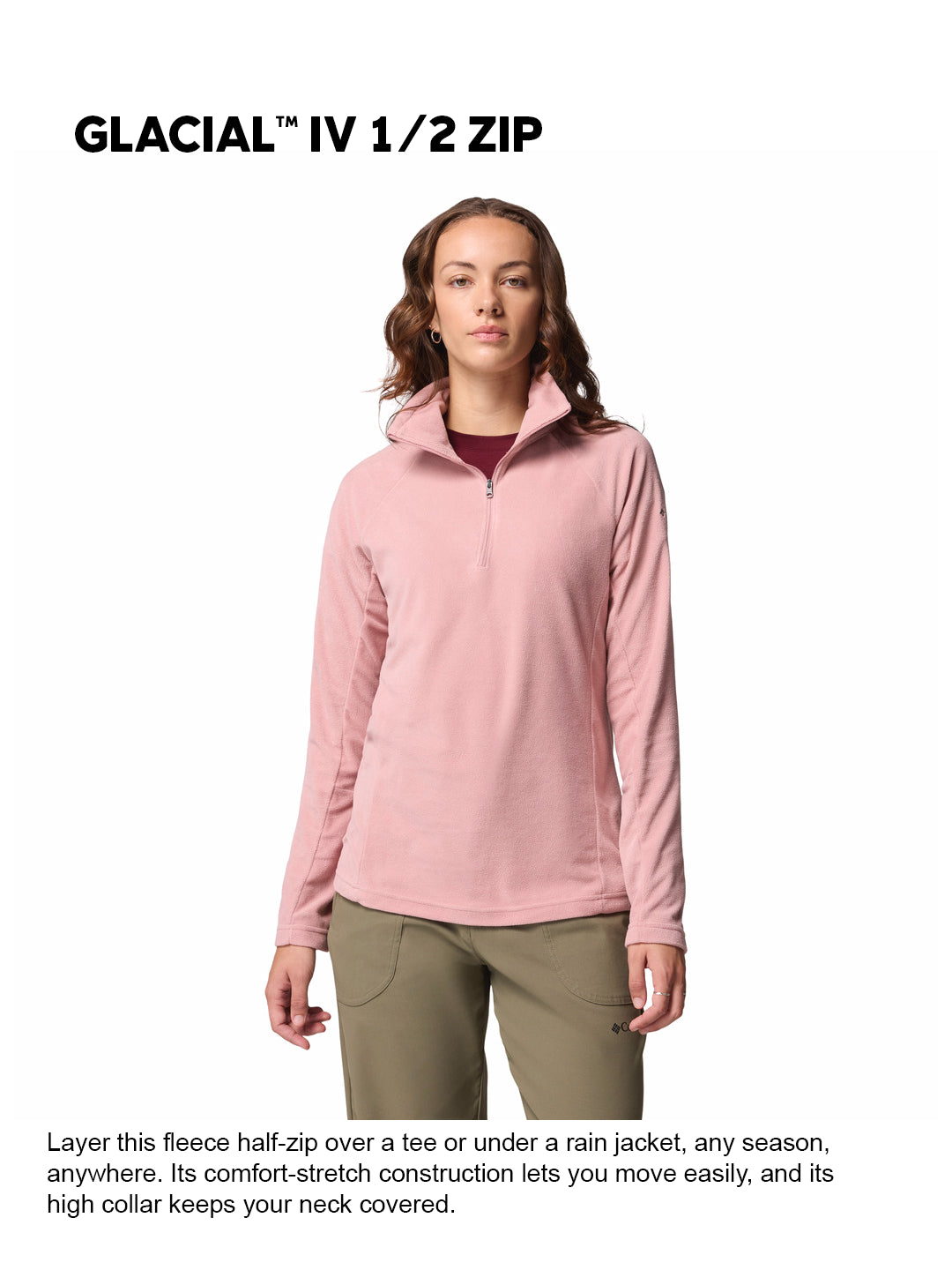 Columbia Women Pink Glacial IV Fleece Jacket