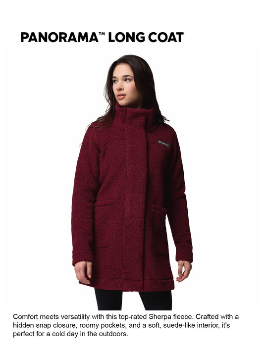 Columbia Women Red Panorama Fleece Jacket