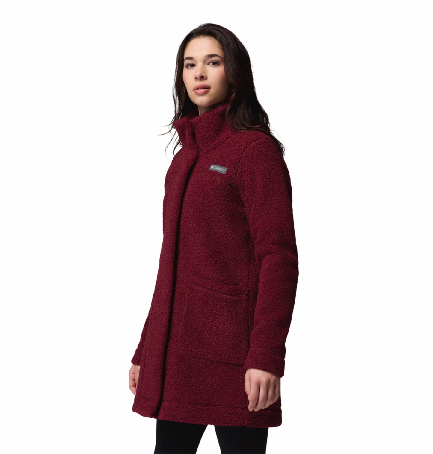 Columbia Women Red Panorama Fleece Jacket