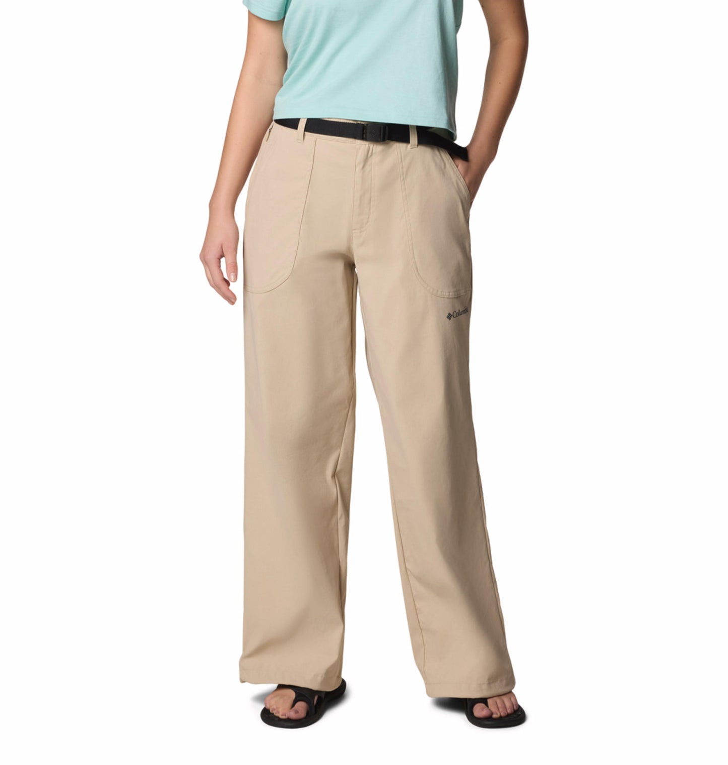 Columbia Womens Beige Omni-Shield Brea Falls Nylon Pant