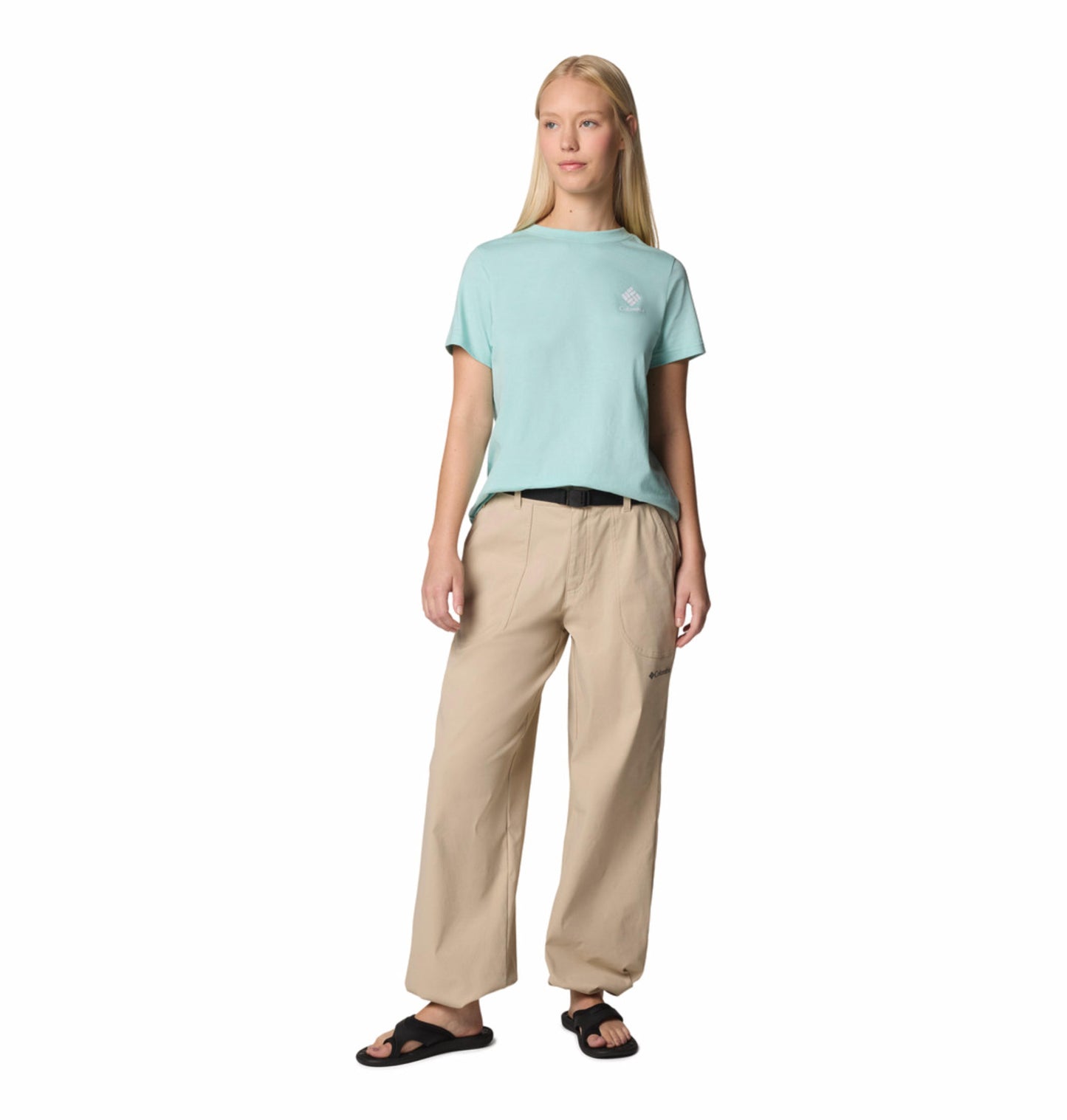 Columbia Womens Beige Omni-Shield Brea Falls Nylon Pant