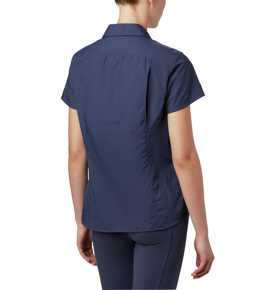 Columbia Women Blue Silver Ridge 2.0 Short Sleeve Shirts