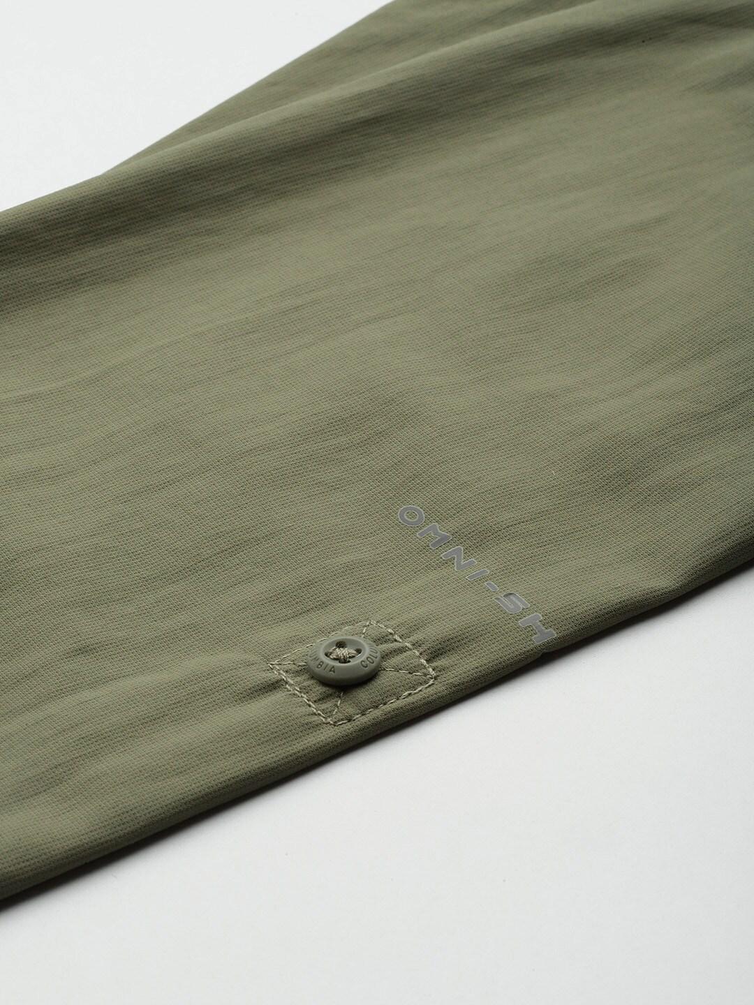 Columbia Women Olive Silver Ridge 2.0 Long Sleeve Shirts