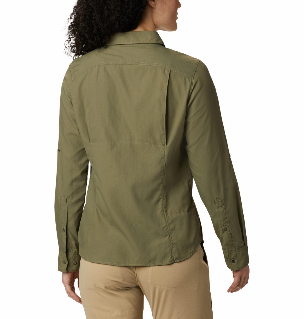 Columbia Women Olive Silver Ridge 2.0 Long Sleeve Shirts