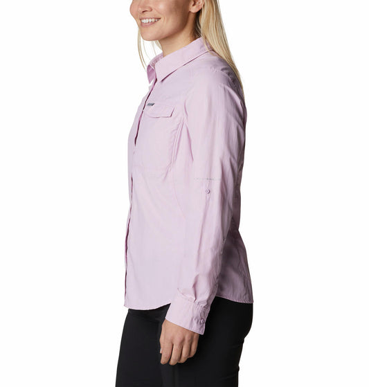 Columbia Women Purple Silver Ridge 2.0 Long Sleeve Shirts