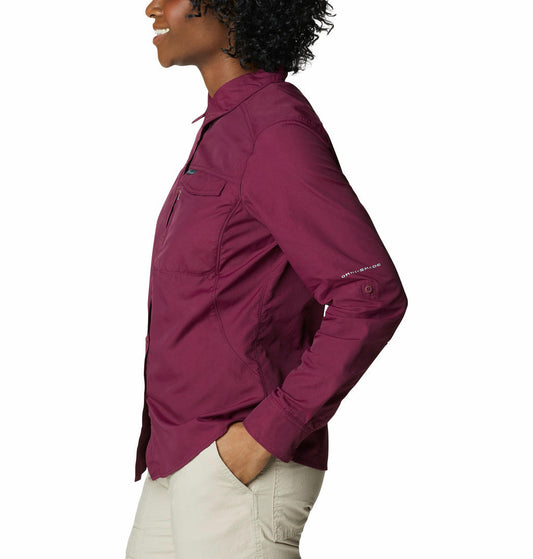 Columbia Women Purple Silver Ridge 2.0 Long Sleeve Shirts