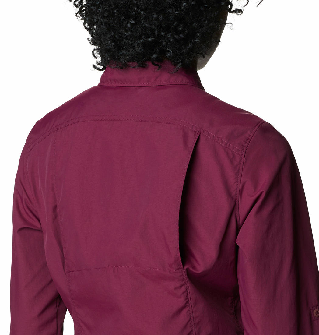 Columbia Women Purple Silver Ridge 2.0 Long Sleeve Shirts