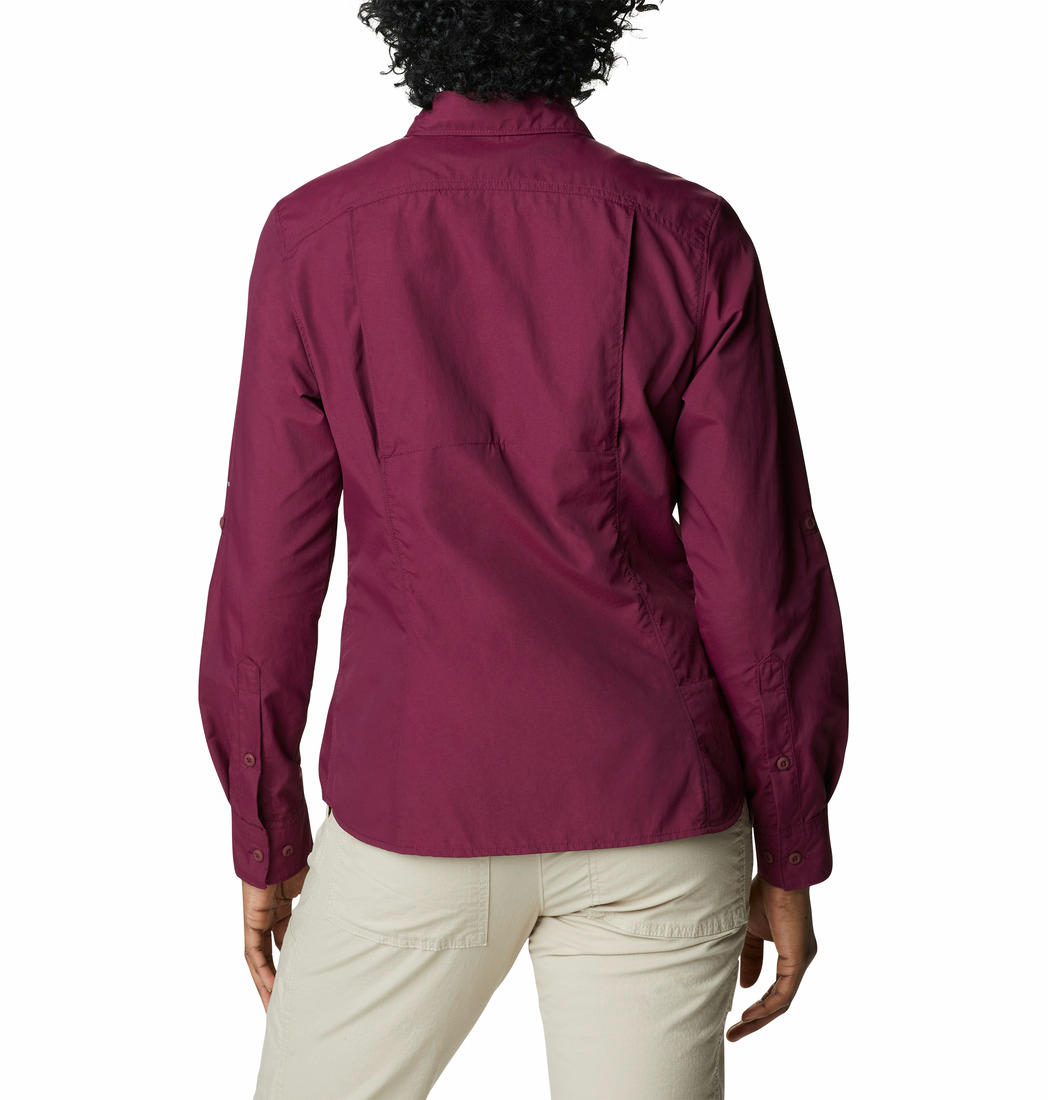 Columbia Women Purple Silver Ridge 2.0 Long Sleeve Shirts