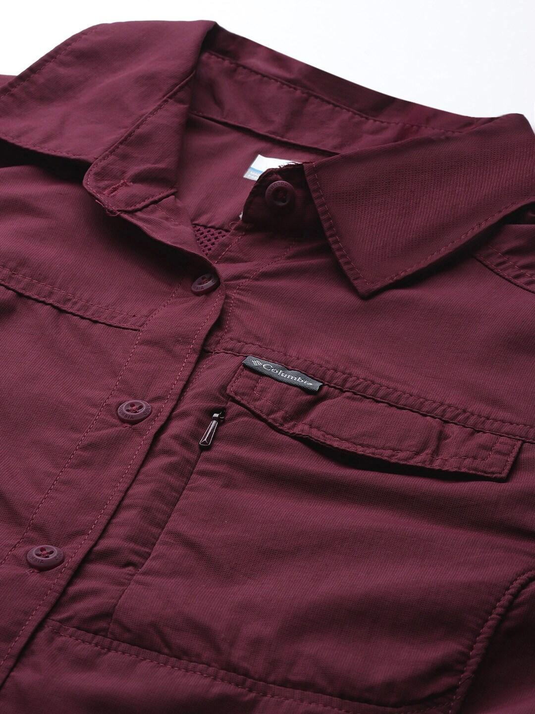 Columbia Women Purple Silver Ridge 2.0 Long Sleeve Shirts