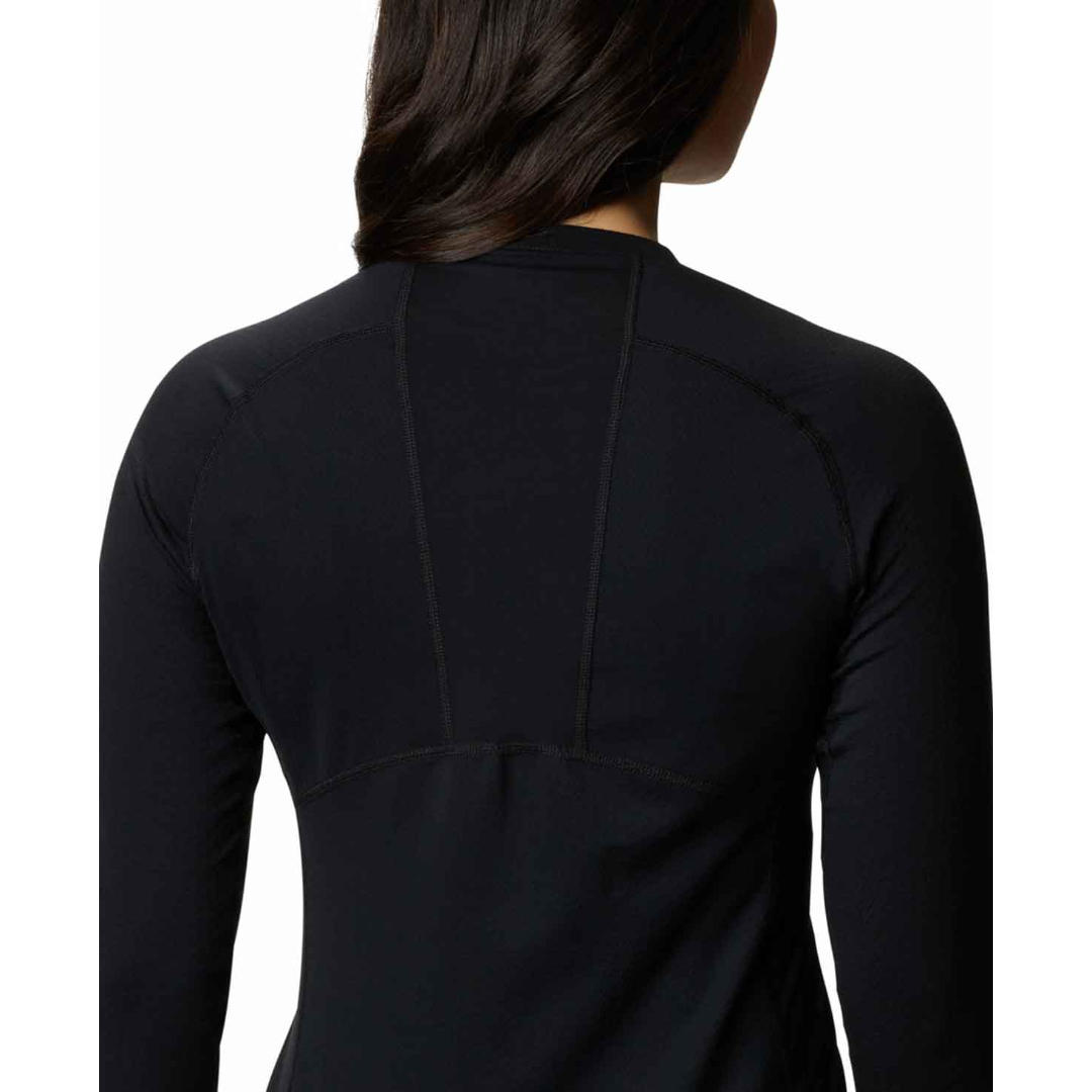 Columbia Women Black W Omni-Heat 3D Knit Crew II Baselayer Top