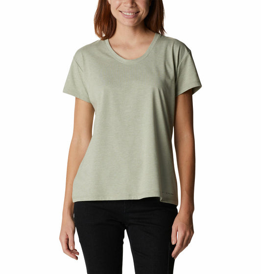 Columbia Women Green Sun Trek SS T-Shirt