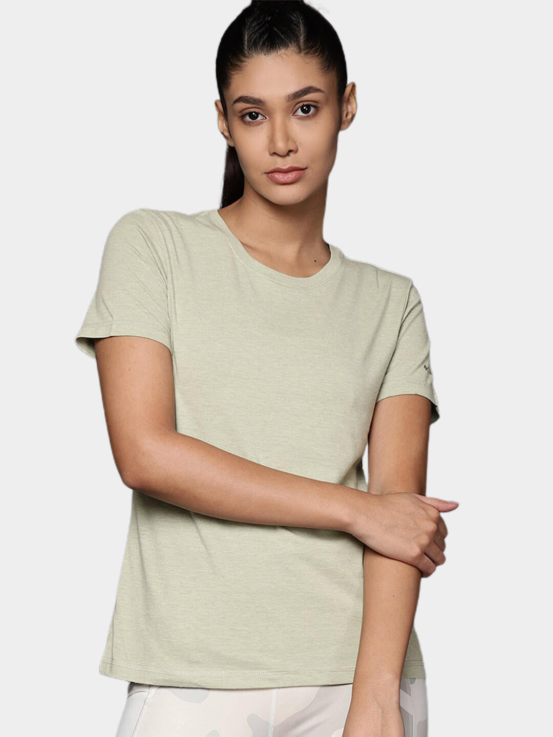 Columbia Women Green Sun Trek SS T-Shirt