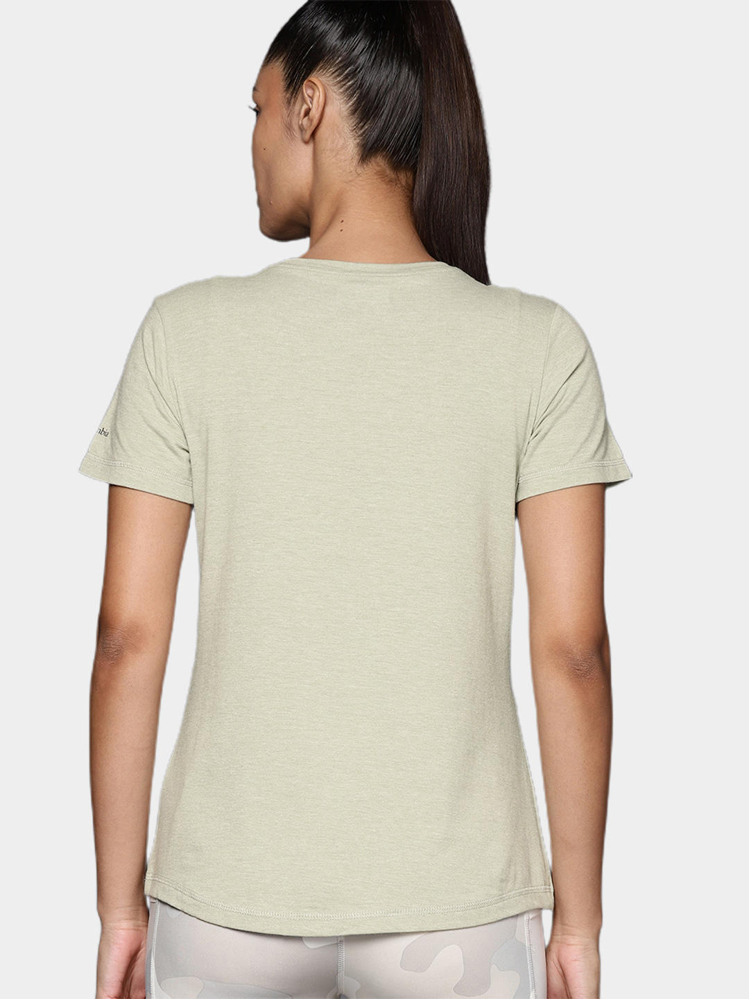 Columbia Women Green Sun Trek SS T-Shirt
