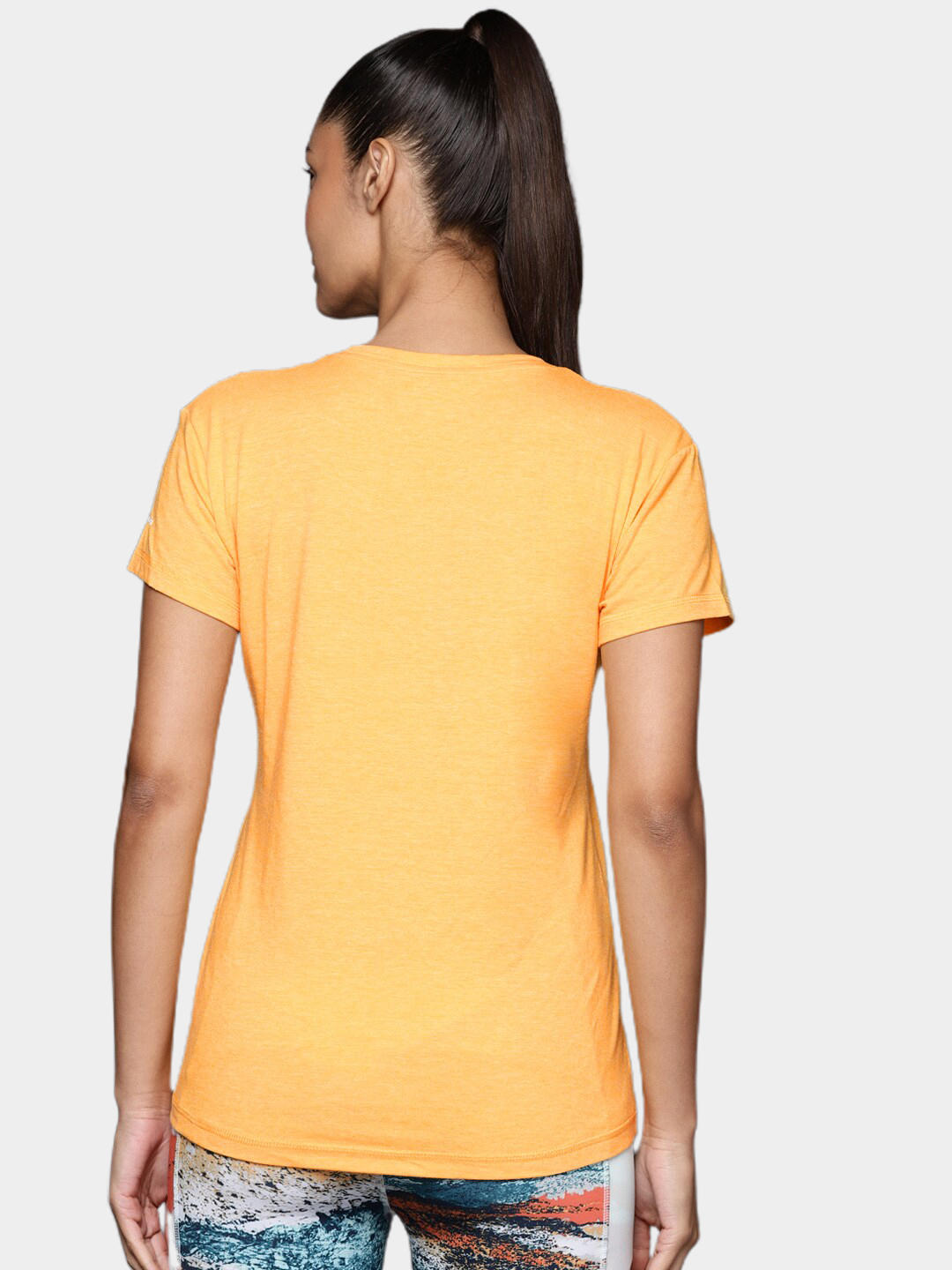 Columbia Women Yellow Sun Trek SS T-Shirt