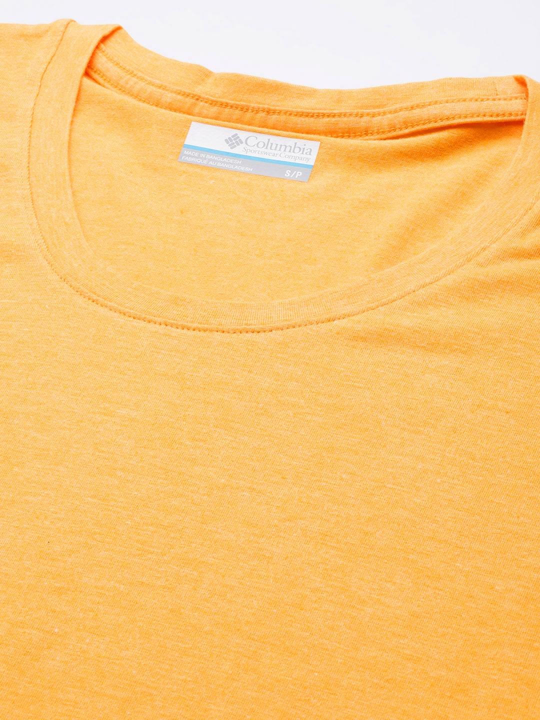 Columbia Women Yellow Sun Trek SS T-Shirt