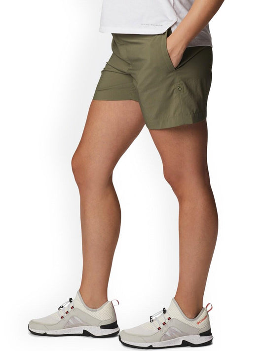 Columbia Women Olive Silver Ridge Utility Shorts