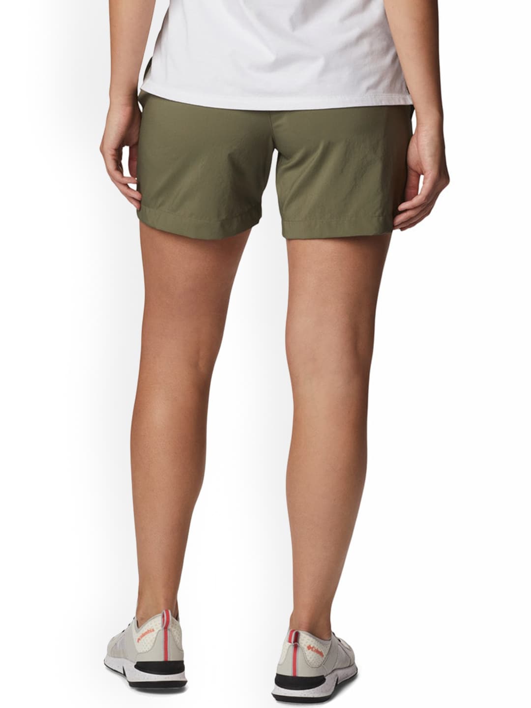 Columbia Women Olive Silver Ridge Utility Shorts