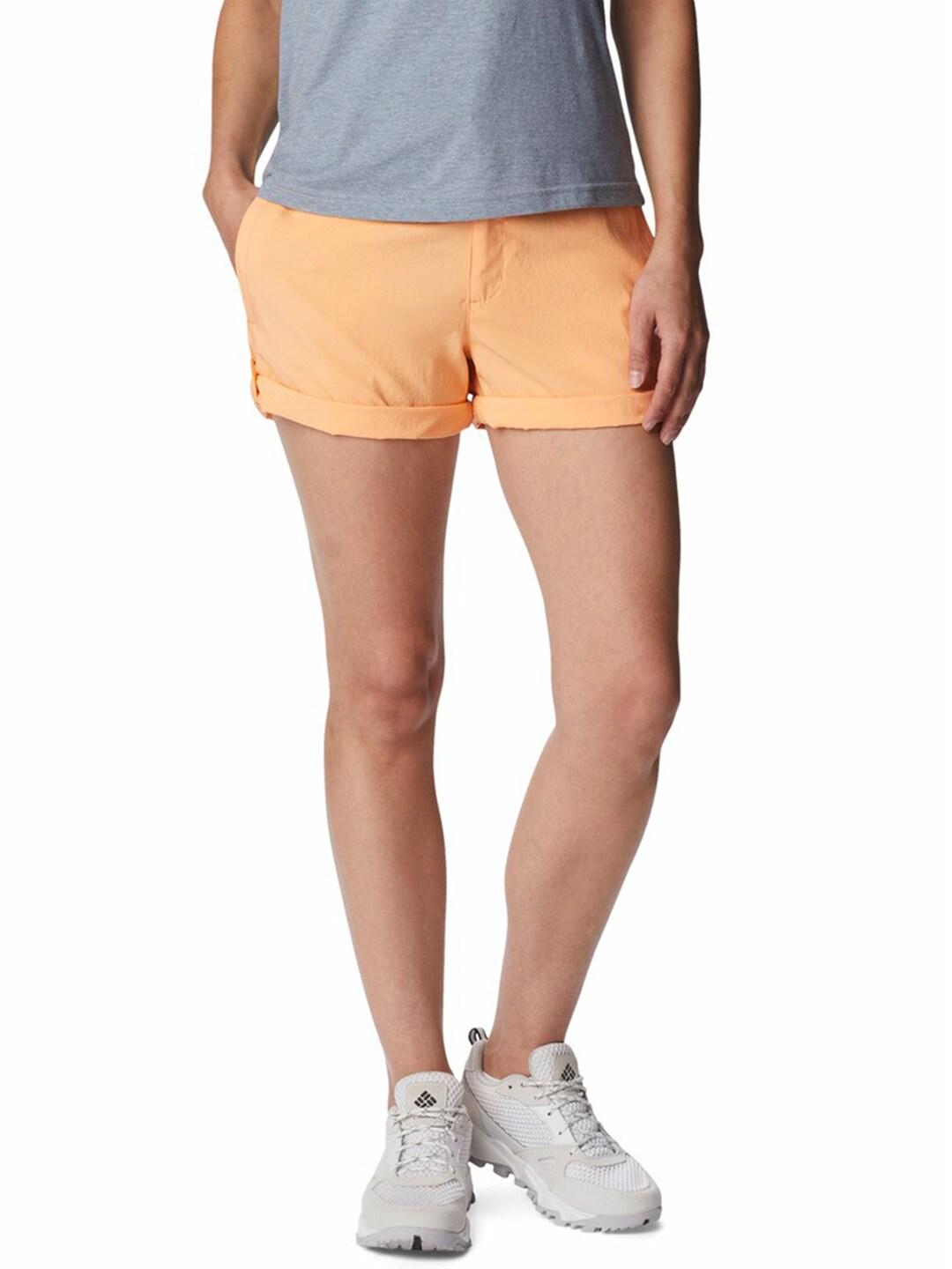 Columbia Women Peach Silver Ridge Utility Shorts