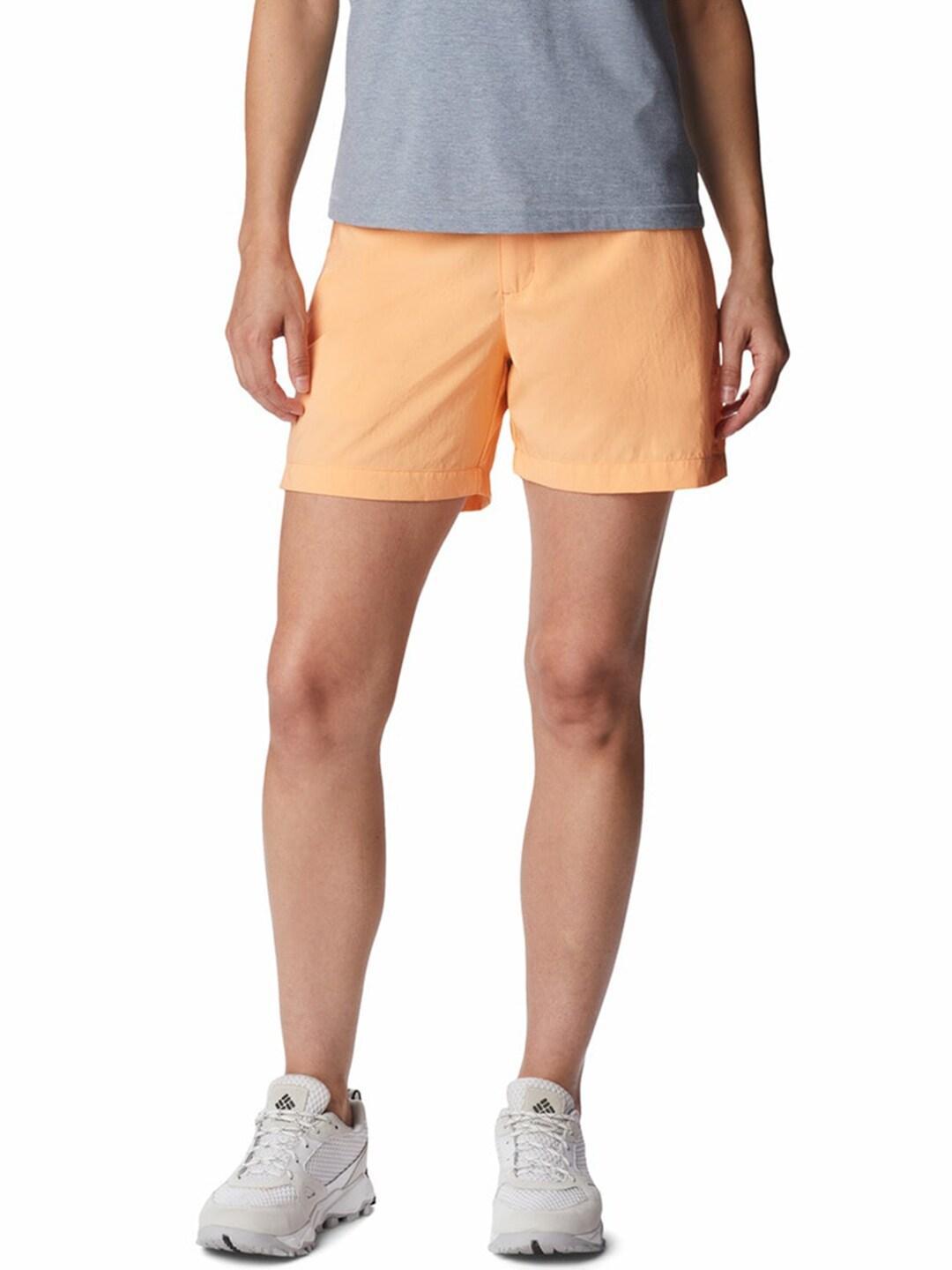 Columbia Women Peach Silver Ridge Utility Shorts
