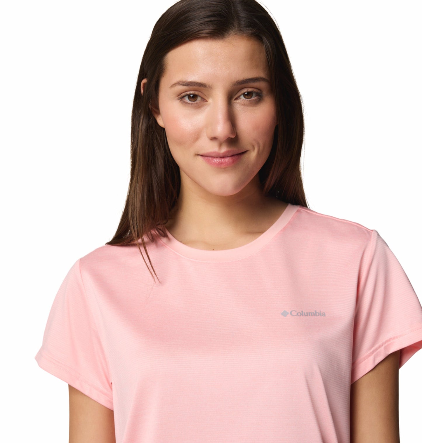 Columbia Women's Pink Omni-Wick BlueVista Hill Performance T-Shirt