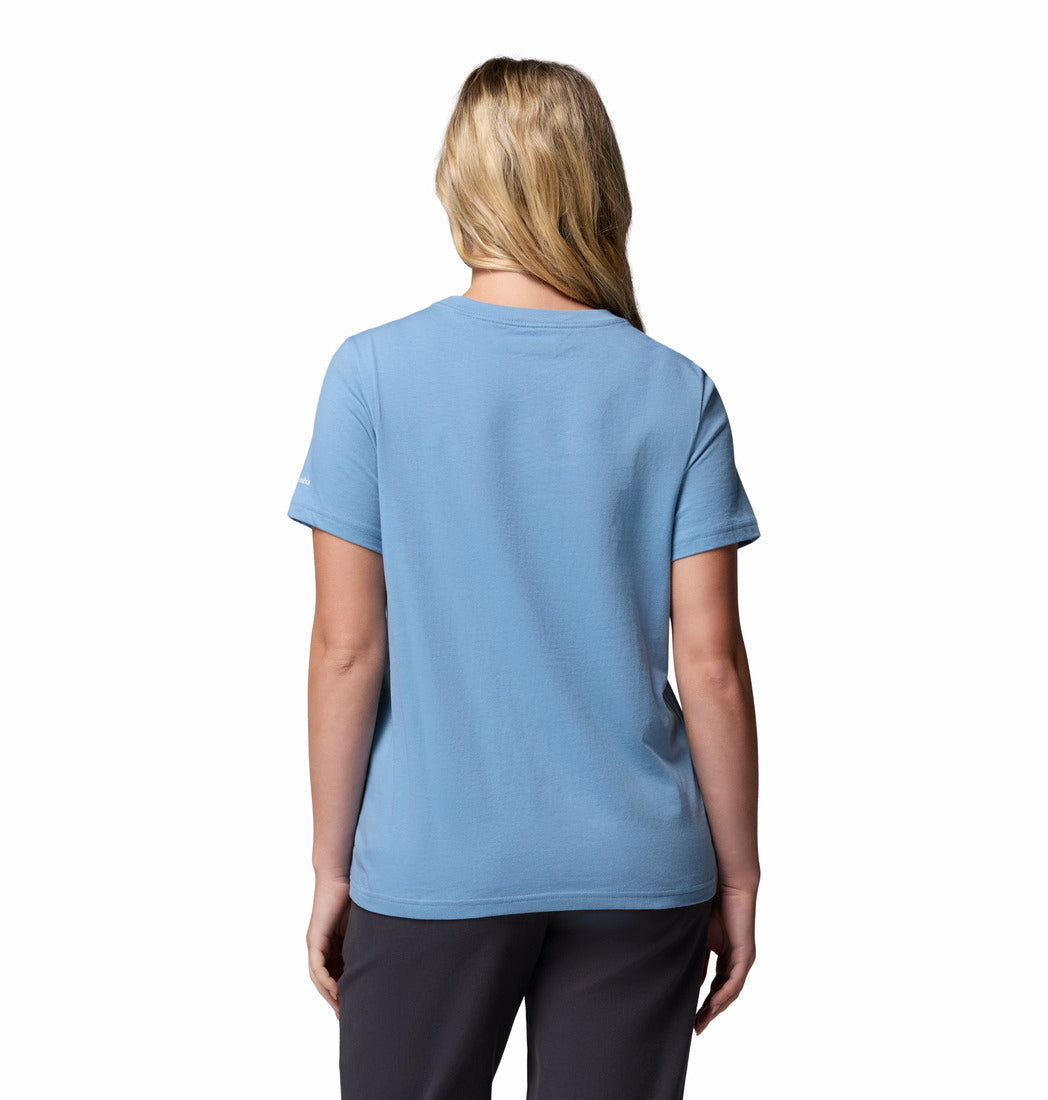 Columbia Women Blue Rolling Bend Graphic Tshirt