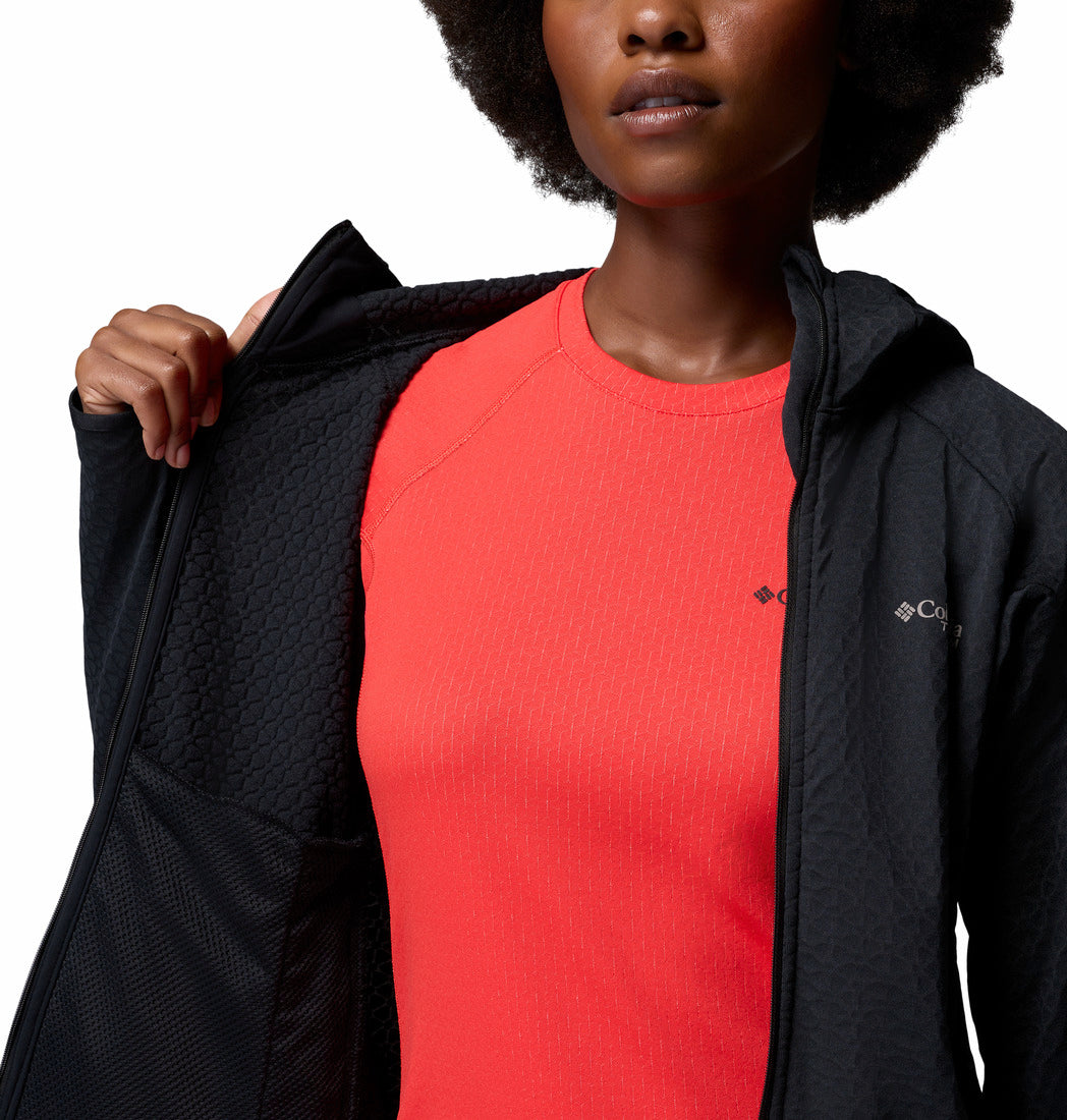 Columbia Women Black Omni-Heat Arctic Crest Fleece Jacket