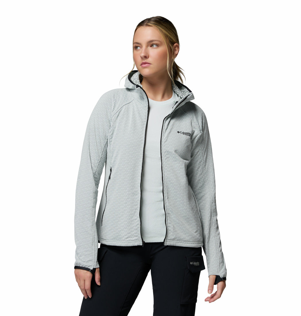 Columbia Women Green Omni-Heat Arctic Arctic Crest Fleece Jacket