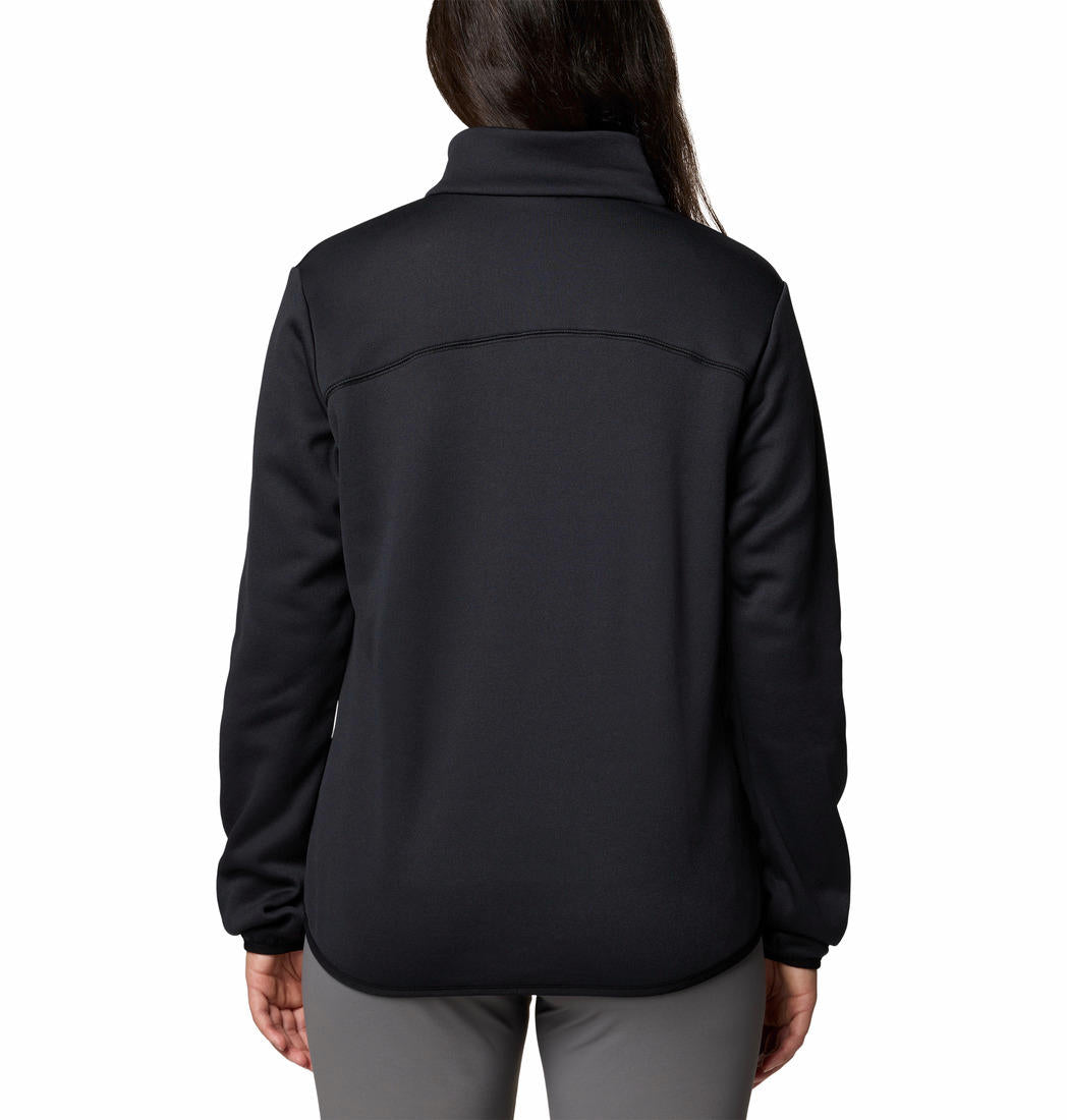 Columbia Womens BLACK Col Hike Tech Fleece FZ Jacket