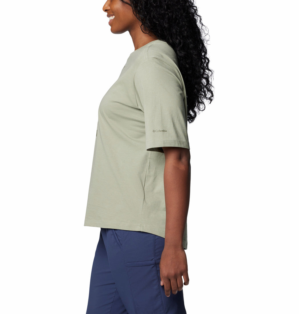 Columbia Women Green North Cascades Relaxed Tee