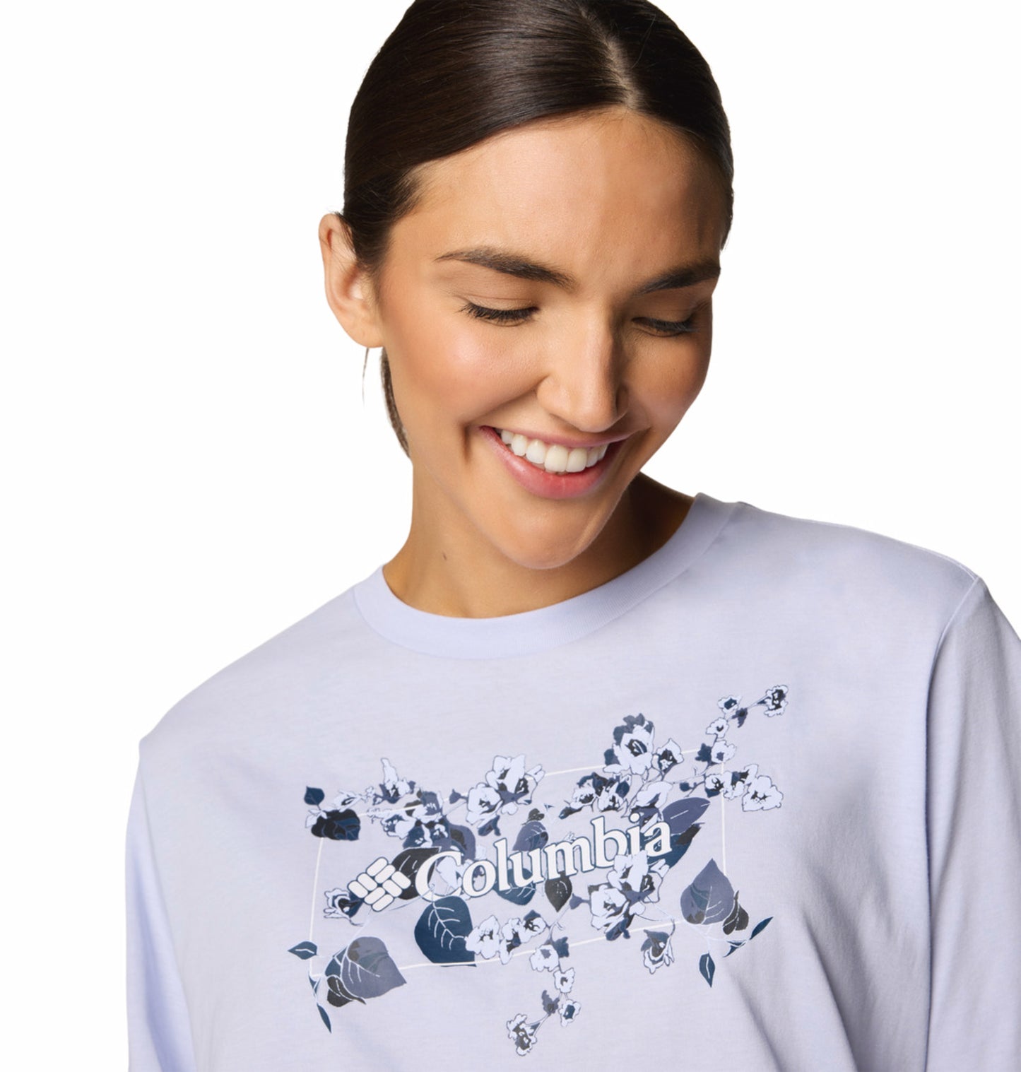 Columbia Women Purple North Cascades Relaxed Tee