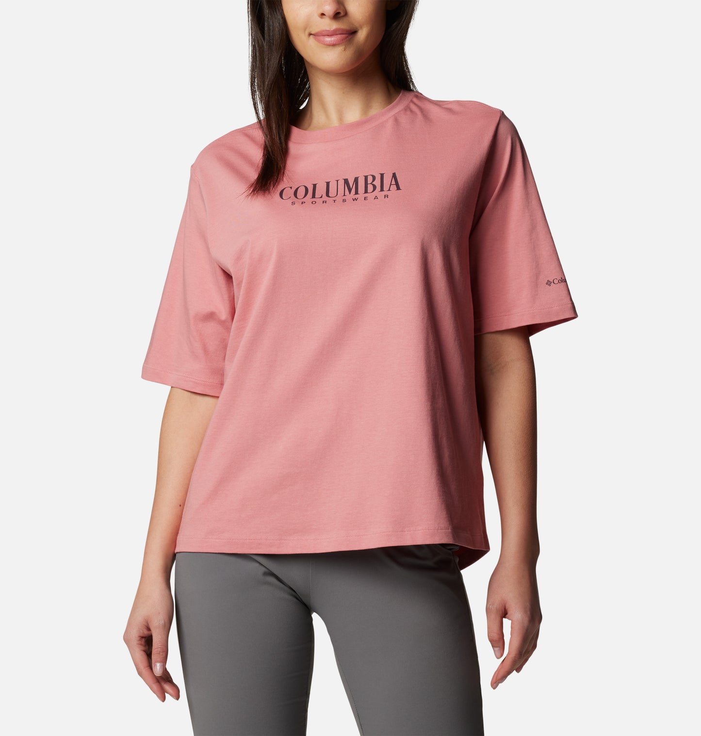 Columbia Women Pink North Cascades Relaxed Tee