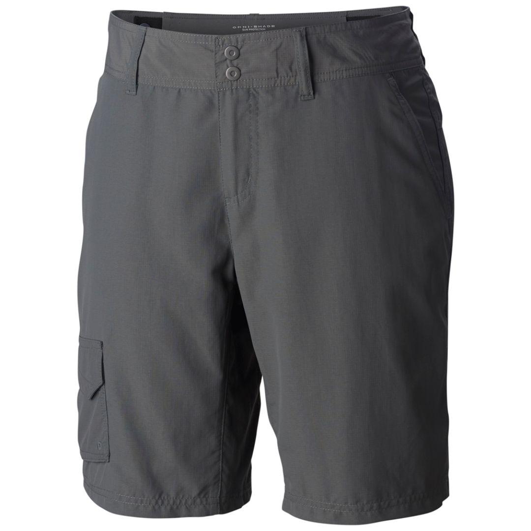 Columbia Women Grey Silver Ridge Short (Sun Protection)