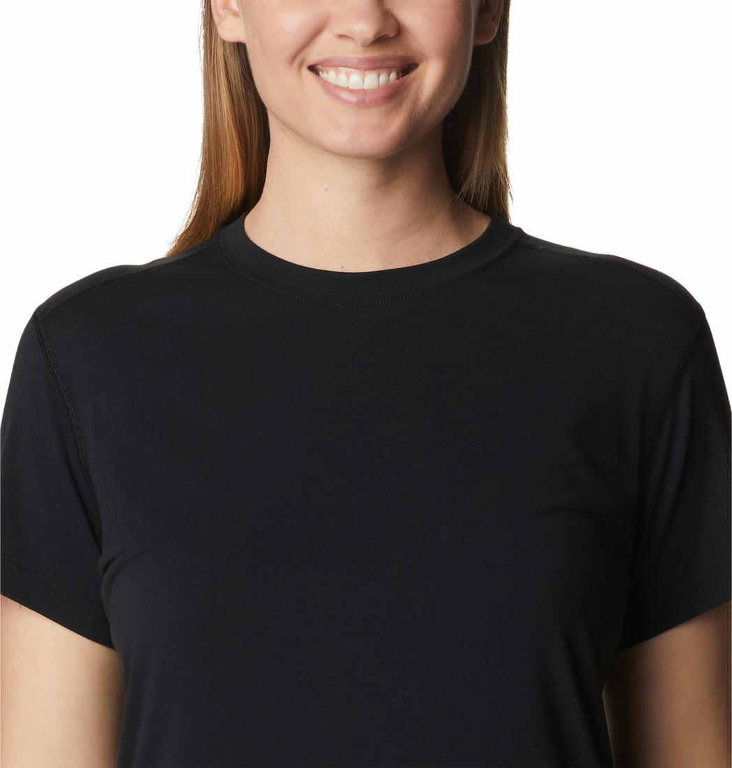 Columbia Womens Black W Endless Trail Running Tech Tee
