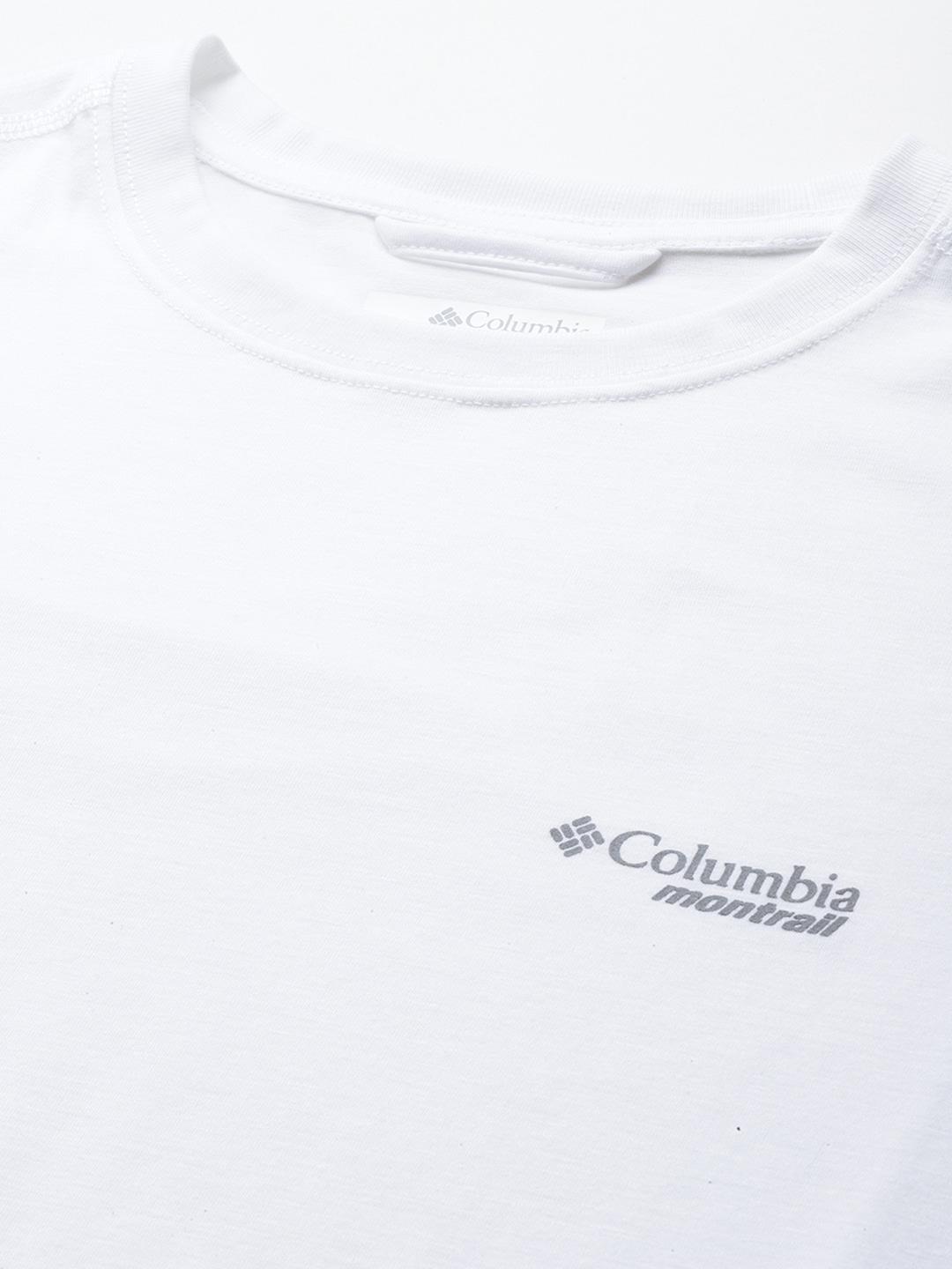 Columbia Women White W Endless Trail Running Tech T-Shirt