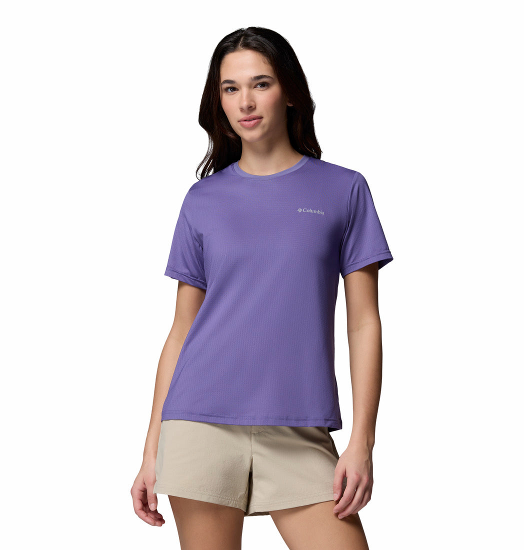 Columbia Women's Purple Omni-Freeze Wild Springs Performance T-Shirt