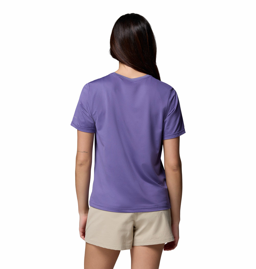 Columbia Women's Purple Omni-Freeze Wild Springs Performance T-Shirt