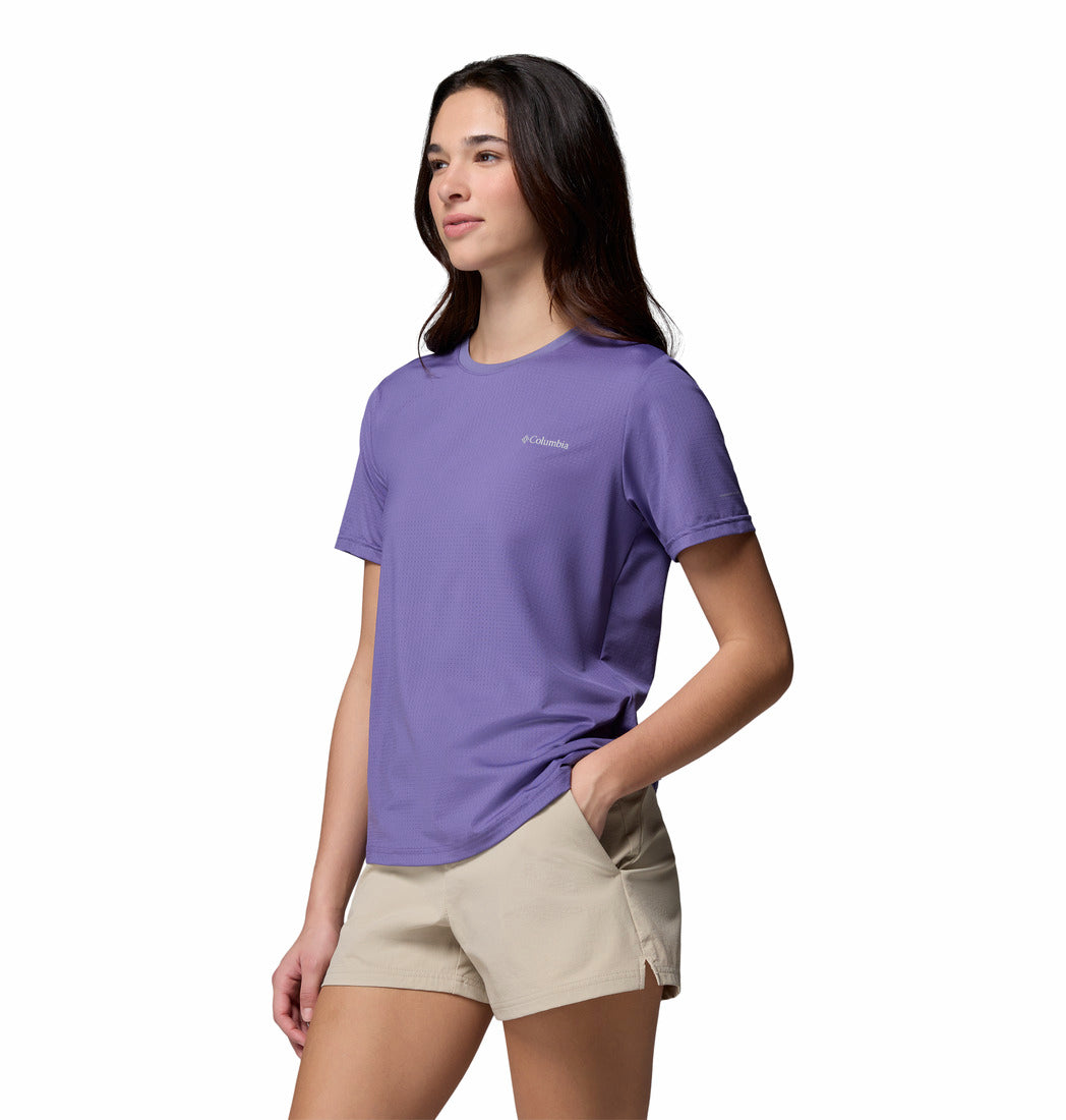 Columbia Women's Purple Omni-Freeze Wild Springs Performance T-Shirt