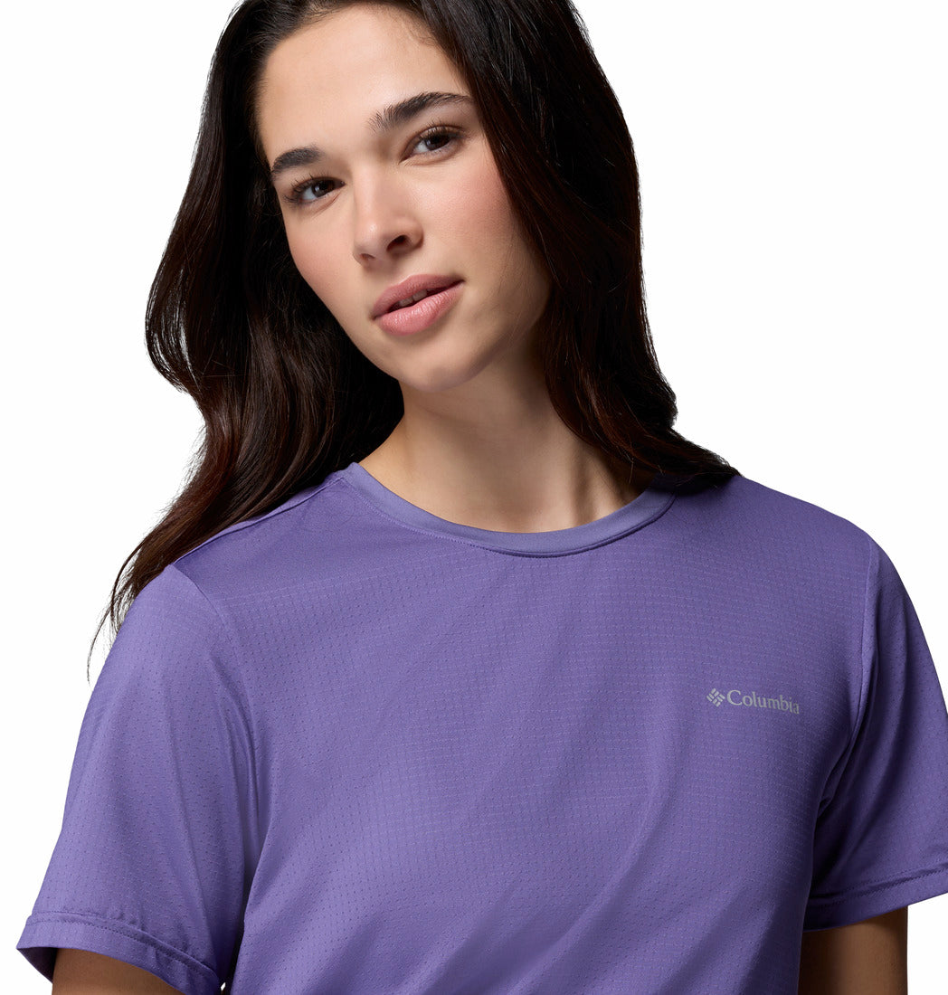 Columbia Women's Purple Omni-Freeze Wild Springs Performance T-Shirt