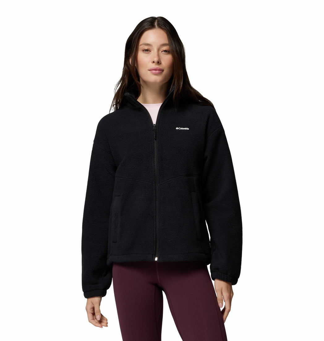 Columbia Women Black MTR Timber Meadow Fleece Jacket
