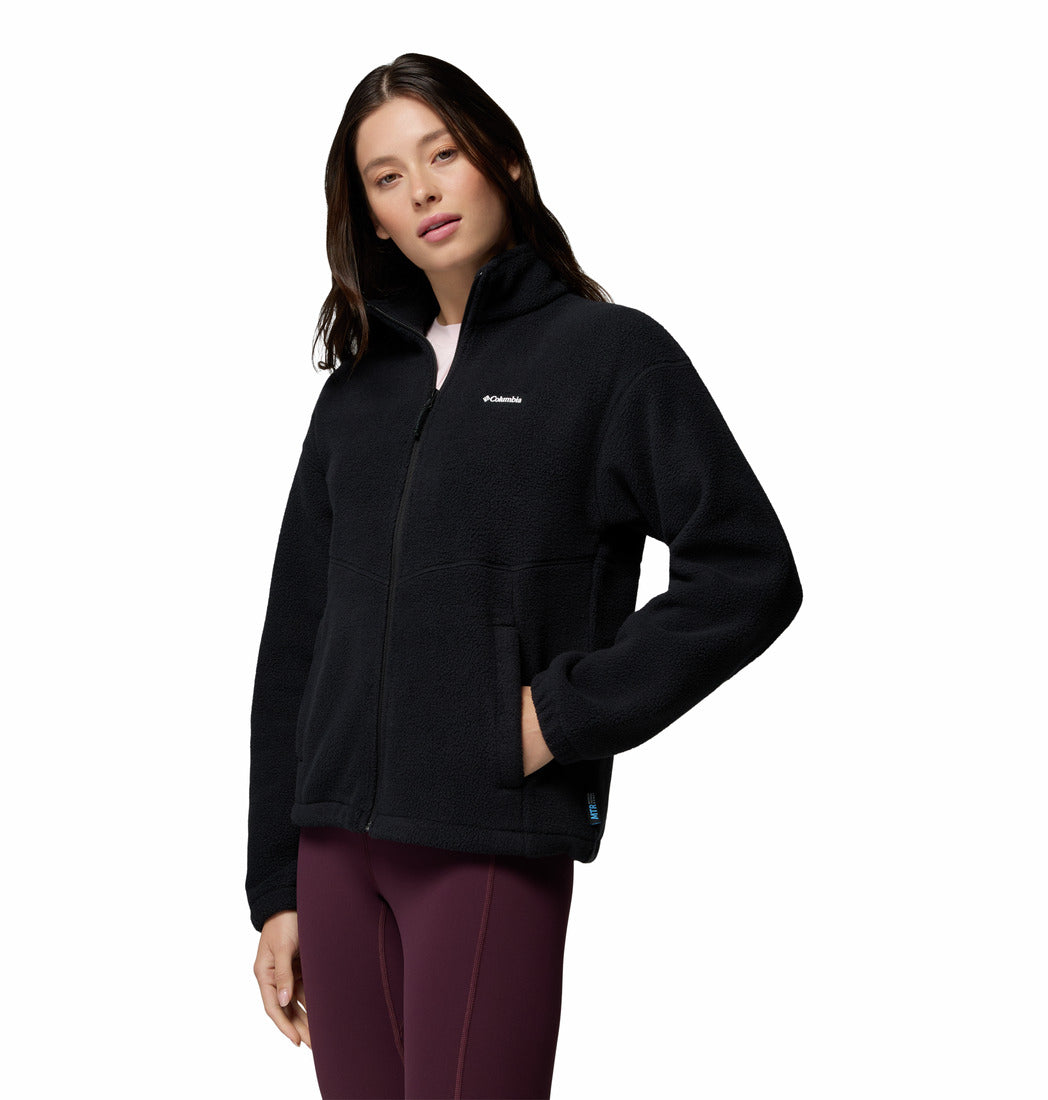Columbia Women Black MTR Timber Meadow Fleece Jacket