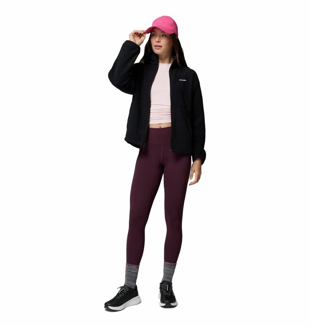 Columbia Women Black MTR Timber Meadow Fleece Jacket