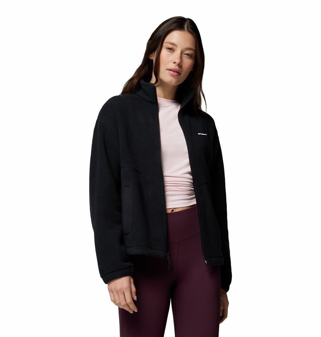 Columbia Women Black MTR Timber Meadow Fleece Jacket