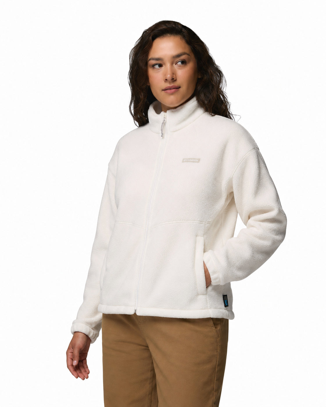 women white mtr timber meadow fleece jacket