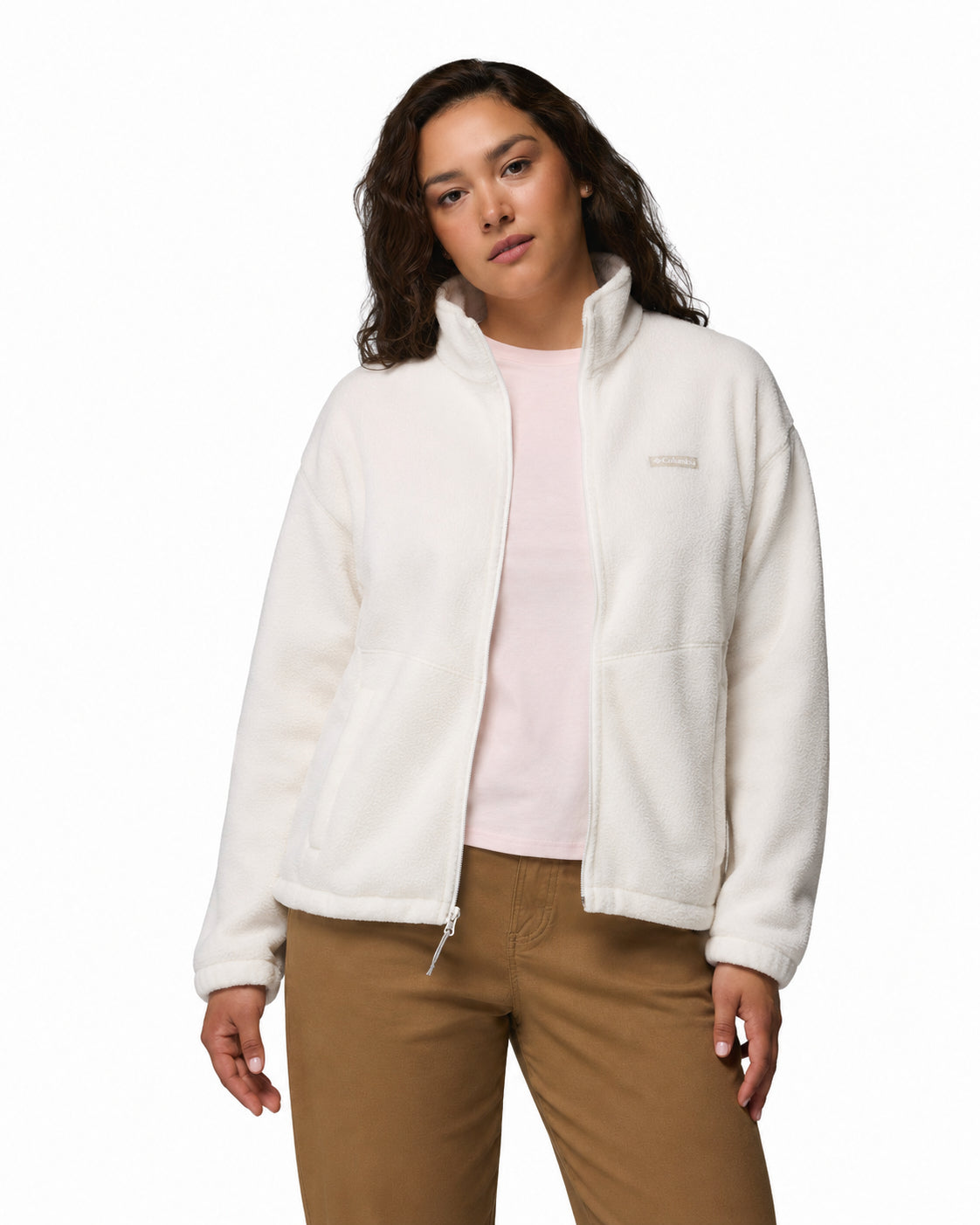 women white mtr timber meadow fleece jacket