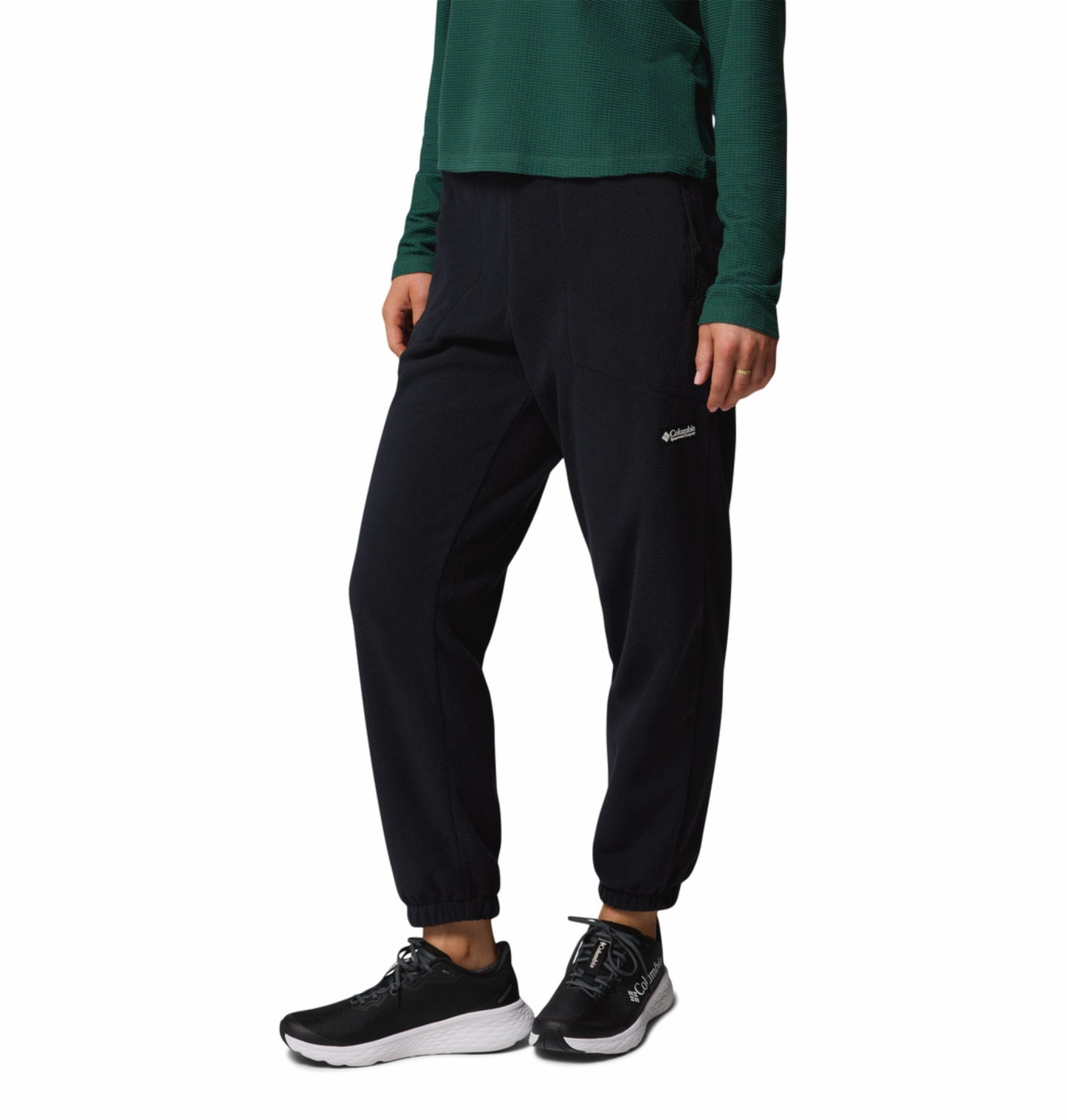 Columbia Women Black Sequoia Grove Fleece Jogger