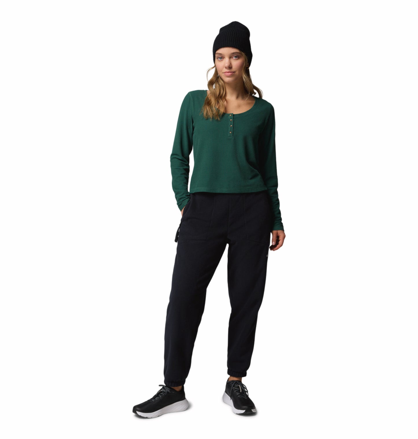Columbia Women Black Sequoia Grove Fleece Jogger