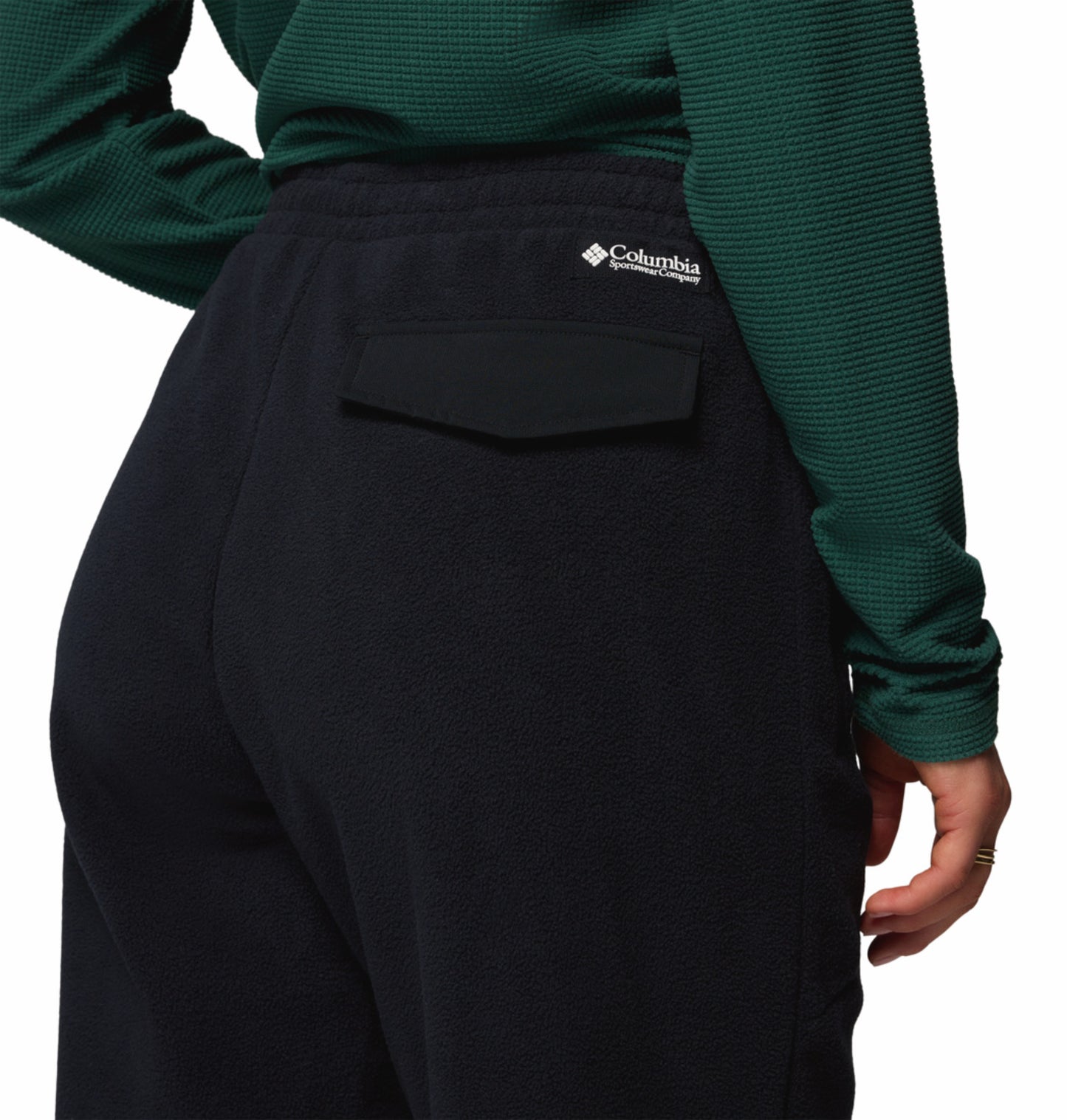 Columbia Women Black Sequoia Grove Fleece Jogger