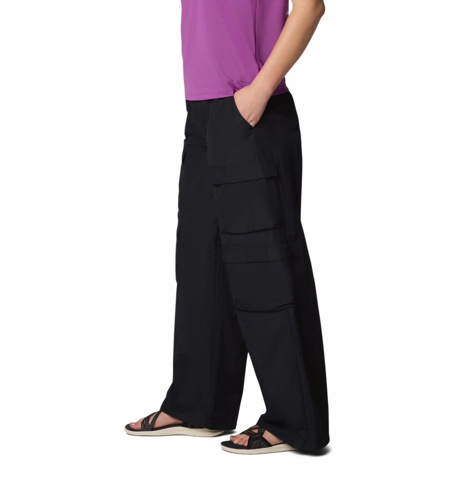 Columbia Womens Black Omni-Shield Elevated View Parachute Pant