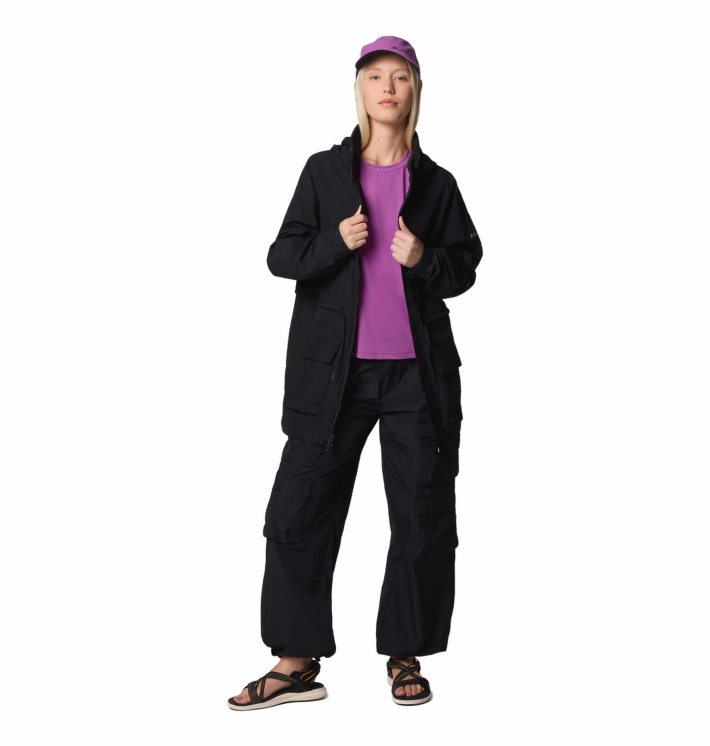 Columbia Womens Black Omni-Shield Elevated View Parachute Pant