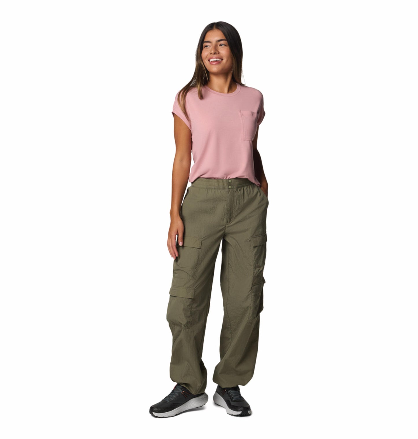 Columbia Womens Green Omni-Shield Elevated View Parachute Pant
